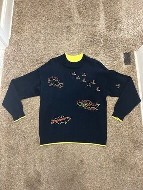 Tombolo ‘Fishes of the North Atlantic’ Sweater - XL